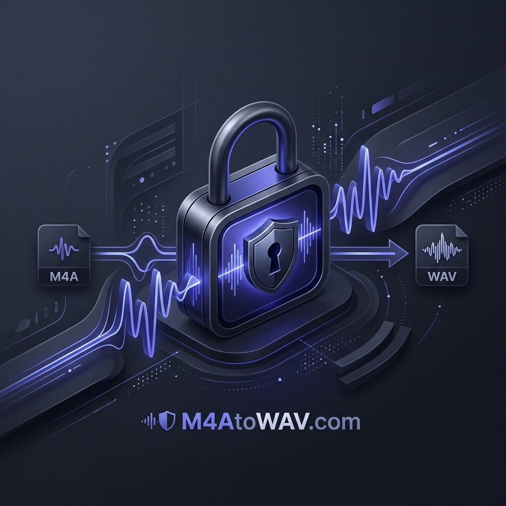 Secure Local Audio Conversion Diagram